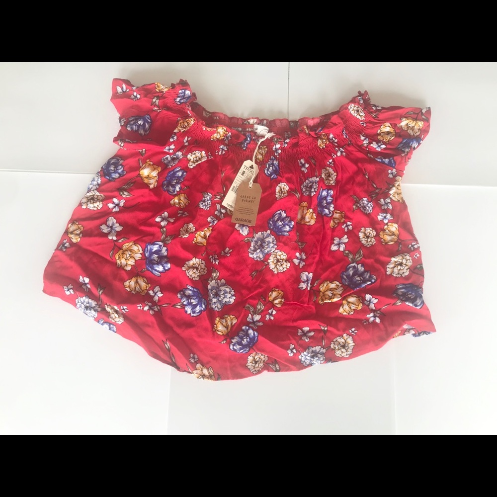 Off Shoulder Fluid Top